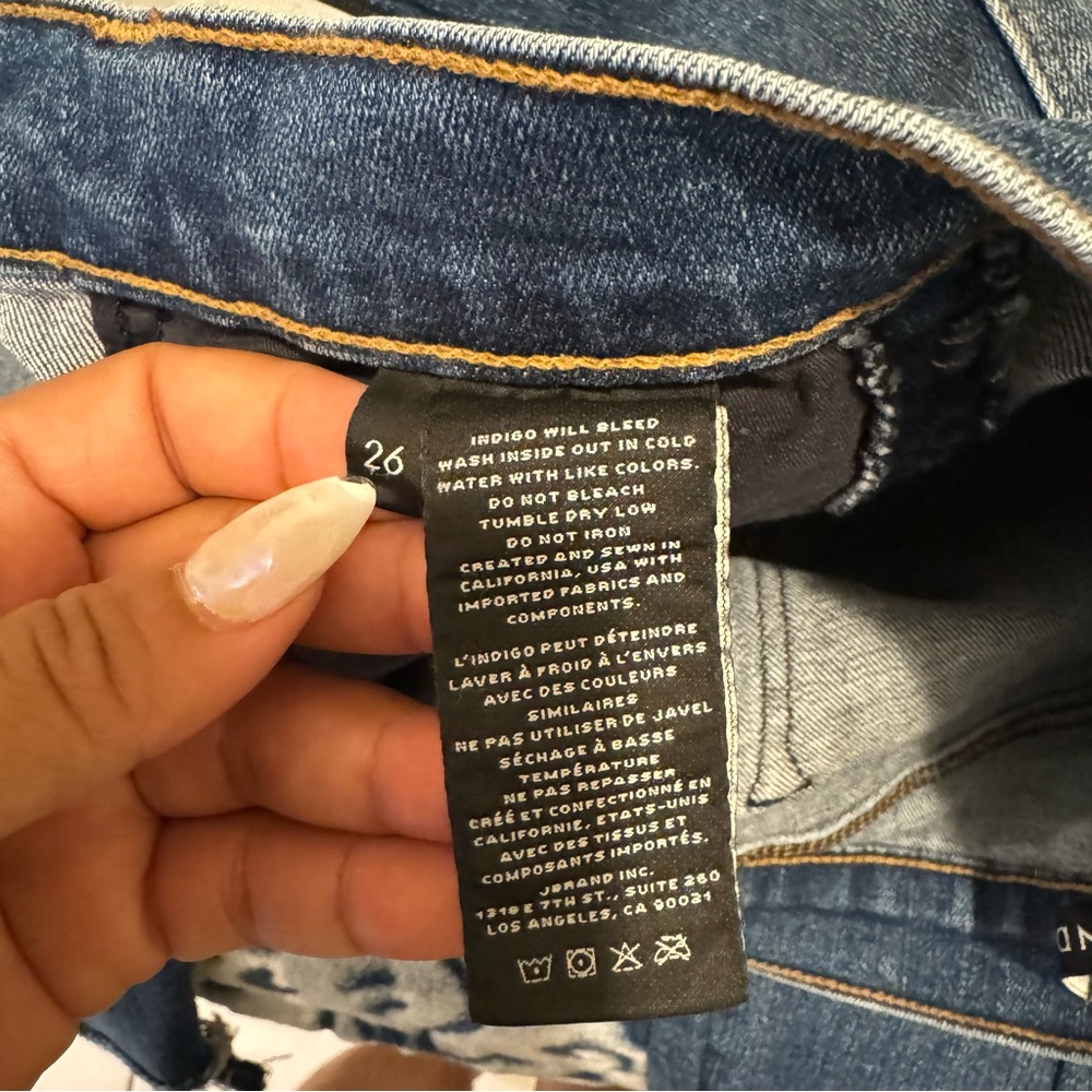 JBrand Indigo Reflective Womens Skinny Jeans Size 26 - Picture 13 of 13